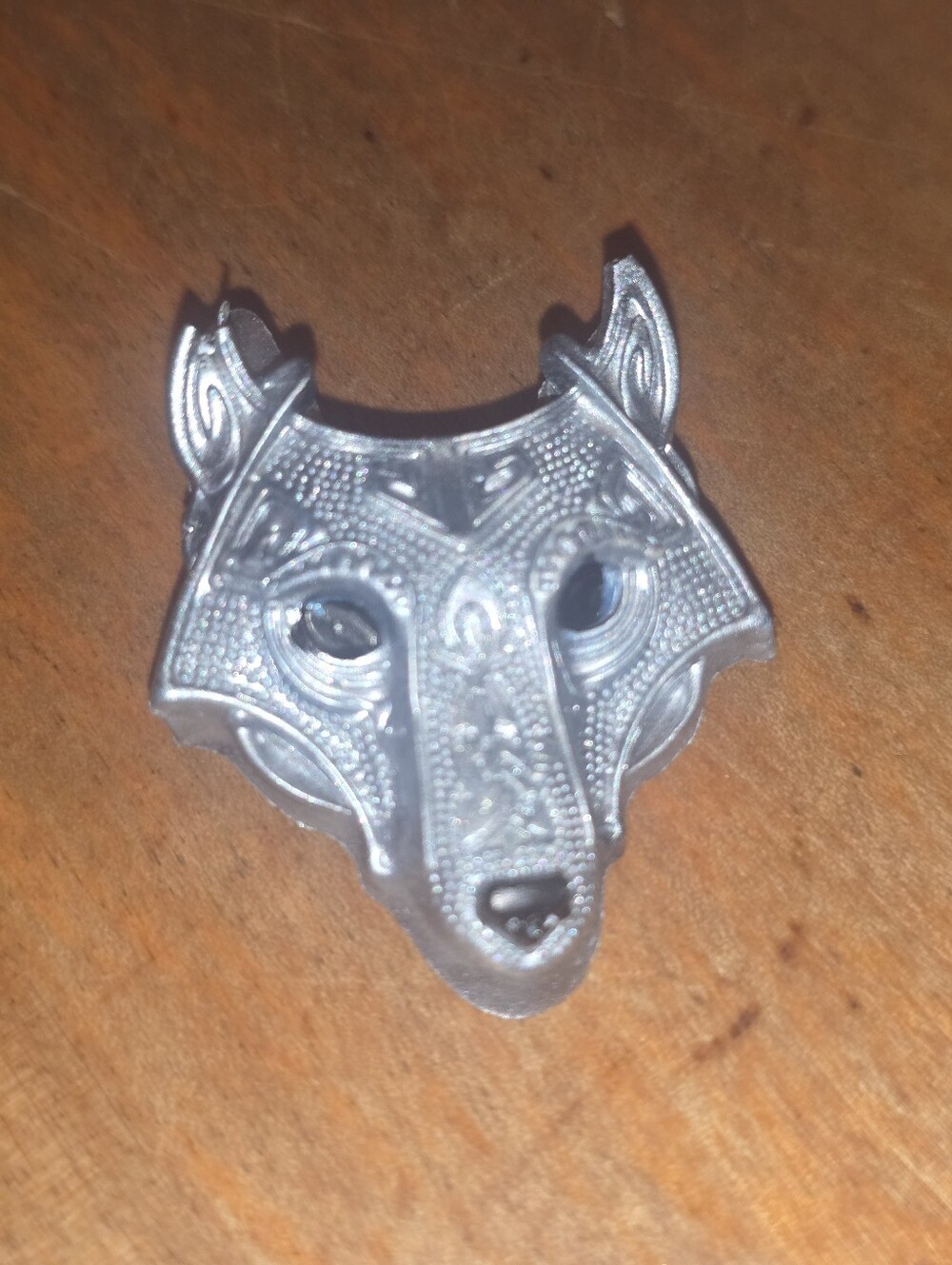 Wolf Head Resin Broovh Handmade Pin